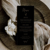 Menu Réception Mariage Classic Tall Real Card G400