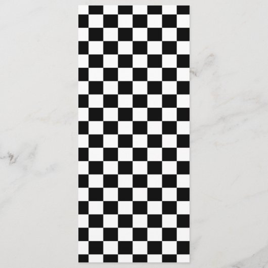 Menu Red Flame Race Car Anniversaire Fête Nourriture (Dos)