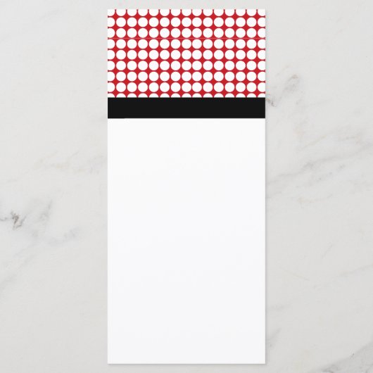 Menu Red Ladybug Children's Birthday Party (Dos)