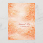 Menu Red Seigaiha – Japanese Wedding Collection (Dos)