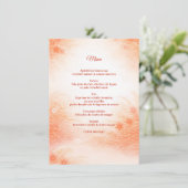 Menu Red Seigaiha – Japanese Wedding Collection (Debout devant)