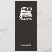 Menu Renard signet avec le Journal - "Grow Up? Grow Wil (Dos)