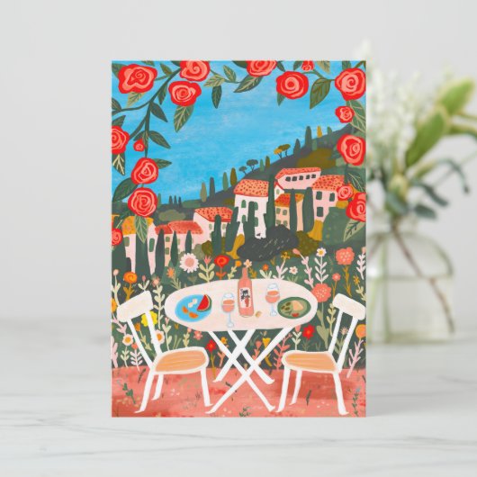 Menu Repas à la campagne sur mesure avec vue Art (Debout devant)