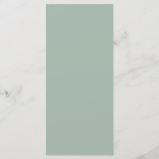 Menu Repas de calligraphie moderne Tropical (Dos)