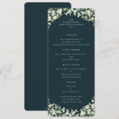 Menu Repas de Noël aux Symphorines Vertes Plat 4 Servic (Devant / Derrière)