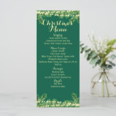 Menu Repas ou événement de vacances de Noël (Debout devant)