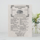 Menu Restaurant Ancien de la Belle Époque (Debout devant)