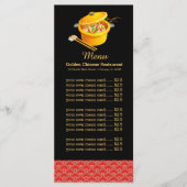 Menu restaurant chinois (Devant)