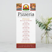 Menu Restaurant de pizzas, Pizzeria Slimline (Debout devant)