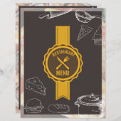 Menu Restaurant | Food Menu Flyer (Voorkant / Achterkant)