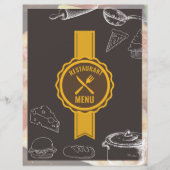 Menu Restaurant | Food Menu Flyer (Voorkant)