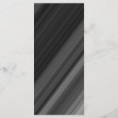 Menu Retro Black & White, Mariage de perles (Dos)