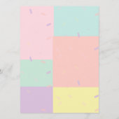 Menu Retro Diner Fête des mariées (Dos)