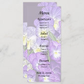 Menu Réunion de la famille Pansy (Devant / Derrière)