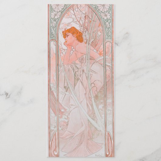 Menu Reverie du Soir (1899) Signet (Devant)