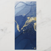 Menu Rivières de l'eau vive Baptême chrétien orthodoxe (Dos)