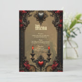 Menu Romance gothique : Passion cachée (Debout devant)