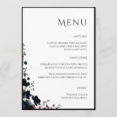 Menu Romantic Floral Wedding Soft Elegant (Devant)