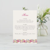 Menu Romantique classique Pearl Swan Mariage de cadre f (Debout devant)