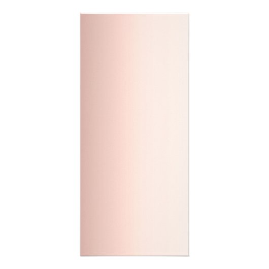 Menu roos goudkleurige bruiloft (Achterkant)