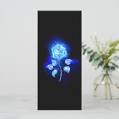 Menu Rose bleu brûlant (Debout devant)