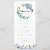 Menu Rose bleu et Mariage de couronne de fleurs d'Hydra (Devant)