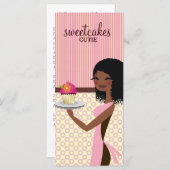 Menu Rose d'Afro-américain de Cutie de 311 petits (Devant / Derrière)