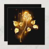 Menu Rose d'or ( rose d'or ) (Devant / Derrière)