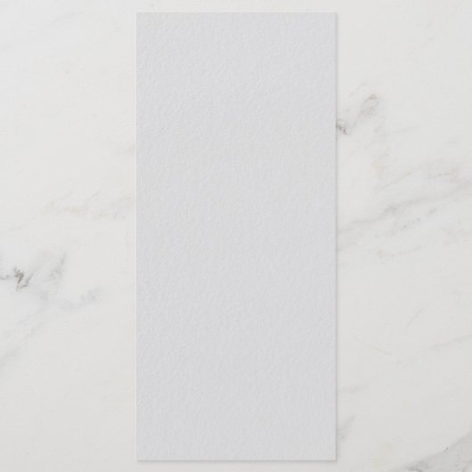 Menu Rose Faux Embossés Mariage classique ivoire (Dos)