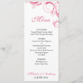 Menu Rosé Flèche Filigree (Devant)