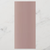Menu Rose Gold Rose Tendances Mariage Moderne (Dos)