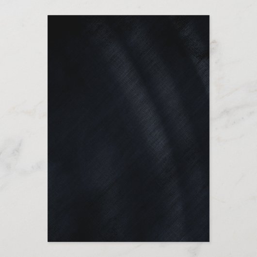 Menu Rose Mariage or/marine Joyau Palm Leaf ID830 (Dos)