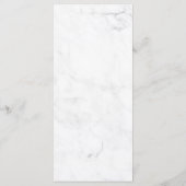 Menu Rose or géométrique Boho Floral Aquarelle Mariage (Dos)