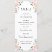 Menu Roses roses roses et Fête des mariées Rose (Devant)