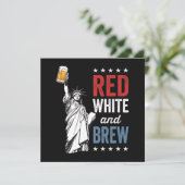 Menu Rouge Blanc et Bière 250e Anniversaire (Debout devant)
