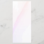 Menu Rouge rustique élégant Floral (Dos)