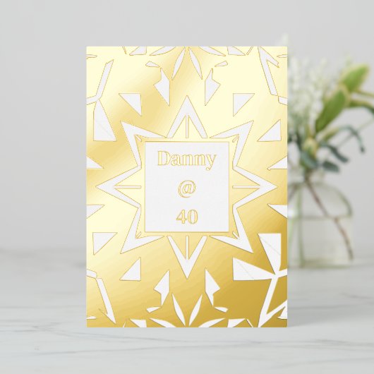 Menu Royal Birday Dinner Party (Debout devant)