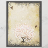 Menu Roze hemdboom (Achterkant)