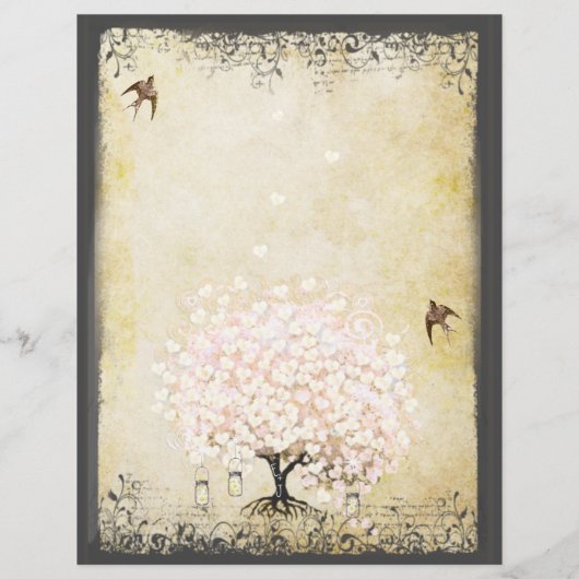 Menu Roze hemdboom (Achterkant)