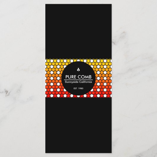 Menu rucher Hexa miel abeille (Dos)