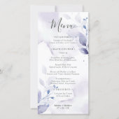 Menu Russe Aquarelle Plum Purple (Devant)