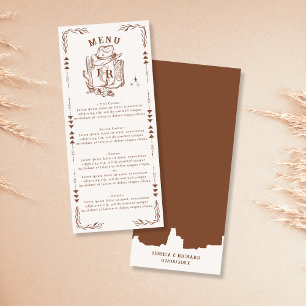 Menu Russe Western Ranch Farm Grange Cowboy Bottes