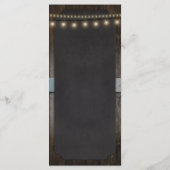 Menu Rustic Chefs Whiskey Shot Thématique 4x9 Dîner Men (Dos)