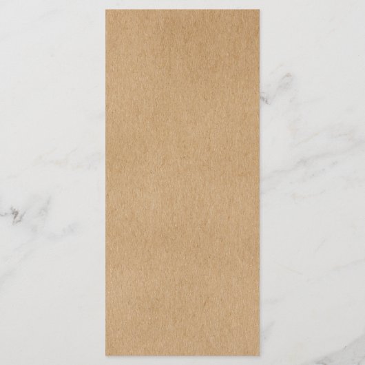 Menu Rustic Elegant Signature Mariage (Dos)