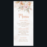 Menu Rustic Floral n'est-elle pas un anniversaire extra<br><div class="desc">Rustic Floral n'est pas elle fabuleuse carte de menu d'anniversaire</div>