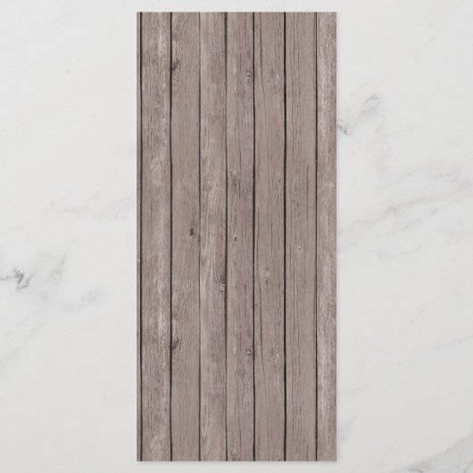 Menu Rustic Greenery Cross Boy Baptism Custom Event (Dos)