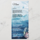 Menu Rustic Ocean Wedding Flat (Voorkant)