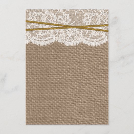 Menu Rustic Sand Dollar Mariage Collection (Dos)