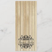 Menu Rustic Wood | blonde kaalkarton (Achterkant)