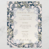 Menu Rustige  bloem (Voorkant / Achterkant)